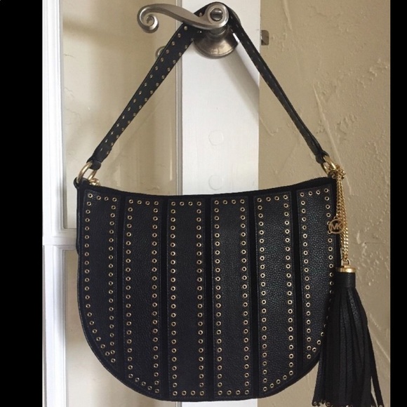 NWT MK Brooklyn Grommet Medium Convertible Hobo - Picture 5 of 5